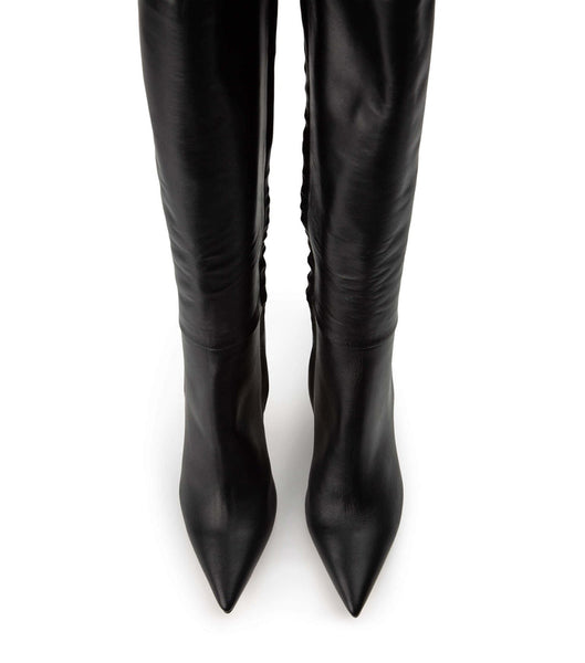 Tony Bianco Apollo Black Venice 10.5cm Stiletto-Stiefel Schwarz | ACHDF79126