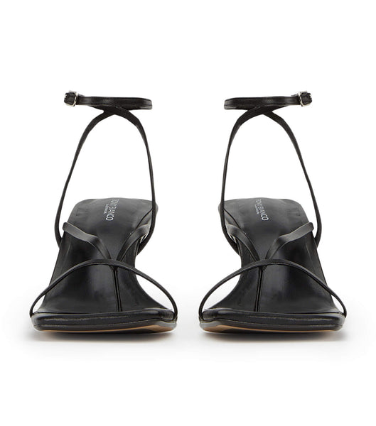 Tony Bianco Avi Black Nappa 6.5cm Brautabsätze Schwarz | ACHWC40187