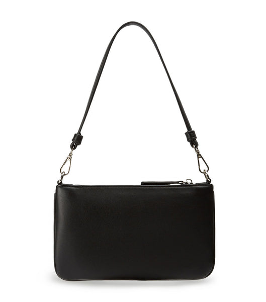 Tony Bianco Banjo Black Leder Shoulder Bag Accessoires Schwarz | CHEAH19601