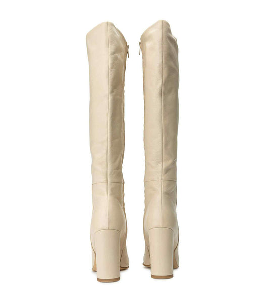 Tony Bianco Bellez Vanilla Venice 9.5cm Halbhohe Stiefel Hellgelb | YCHVQ38705