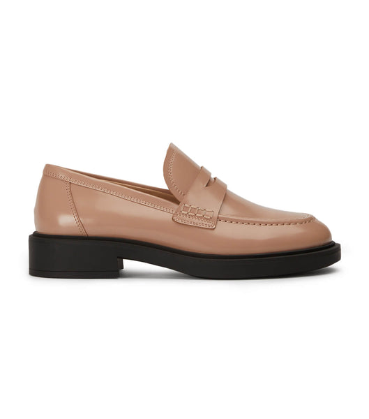 Tony Bianco Cherish Latte Hi Shine 4.5cm Loafers Braun | CHQAV94065