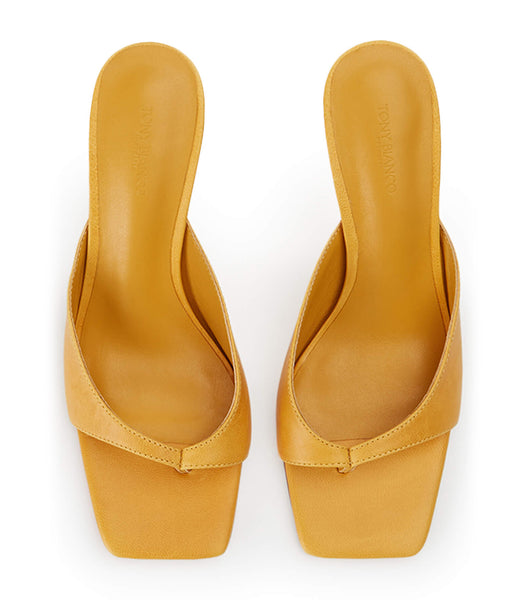 Tony Bianco Crystle Cantelope Antiq 8.5cm Flache Schuhe Gelb | CHXMI68111
