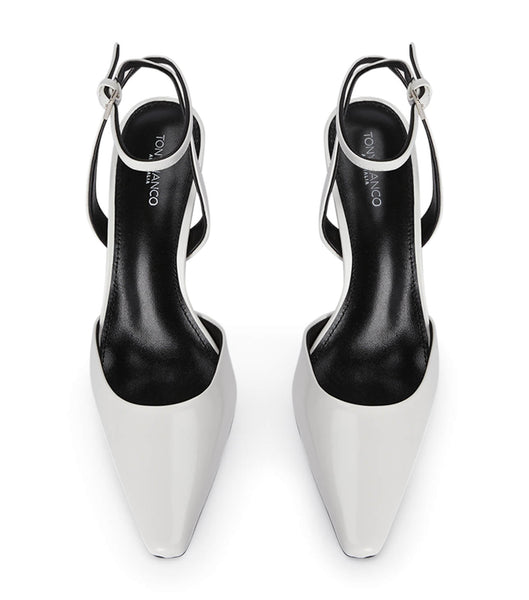Tony Bianco Eden White Hi Shine 10.5cm Court Schuhe Weiß | TCHPQ46615