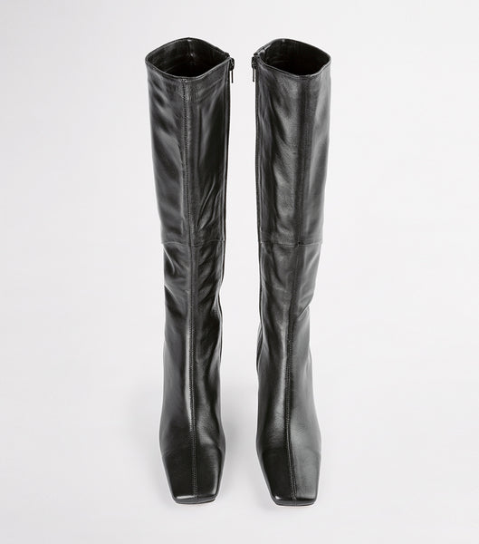 Tony Bianco Fantasy Black Venice 8cm Halbhohe Stiefel Schwarz | TCHPQ84849