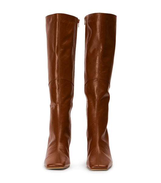 Tony Bianco Fantasy Rust Venice 8cm Halbhohe Stiefel Rot | LCHTR45231