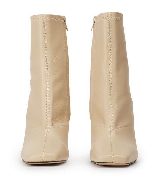 Tony Bianco Fomo Vanilla Nappa 8cm Stiefeletten Hellgelb | MCHFT74514