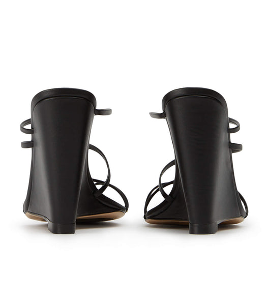 Tony Bianco Gaia Black Capretto 11cm Keilabsatz Schwarz | ECHHC27480