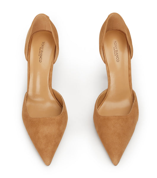 Tony Bianco Gala Butterscotch Wildleder 10cm Court Schuhe Gelb | TCHWZ23078