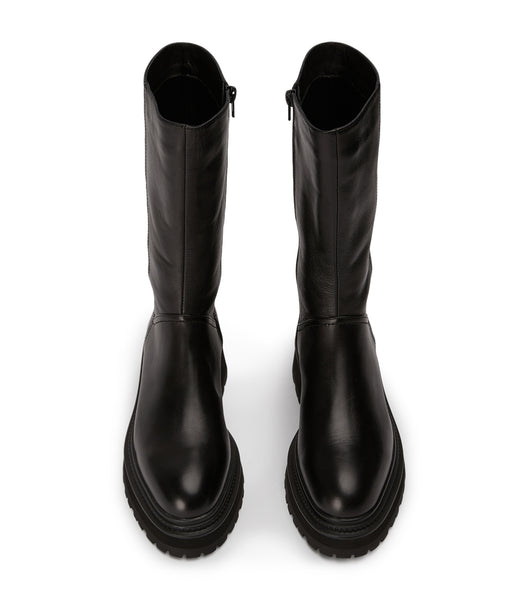 Tony Bianco Hahn Black Como 5.5cm Kampfstiefel Schwarz | DCHKV23726