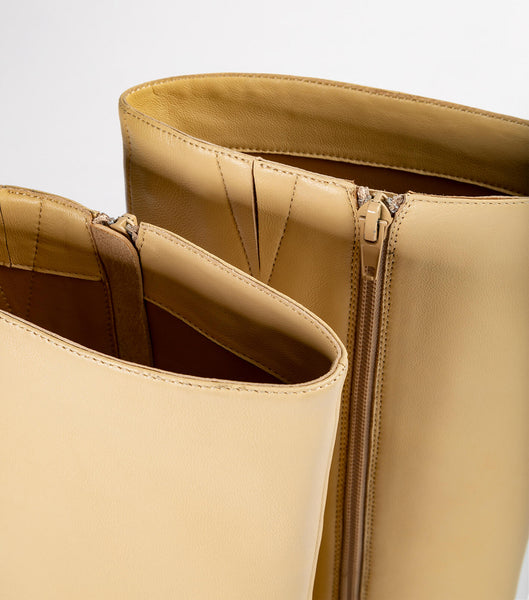Tony Bianco Havana Butter Nappa 10.5cm Halbhohe Stiefel Gelb | QCHWA39288
