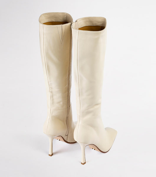 Tony Bianco Havana Vanilla Nappa 10.5cm Stiefel mit Absatz Hellgelb | ZCHNQ58947