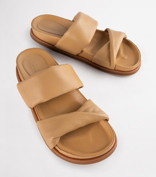 Tony Bianco Henry Honey Nappa 3.5cm Sandalen Orange | FCHUI27209