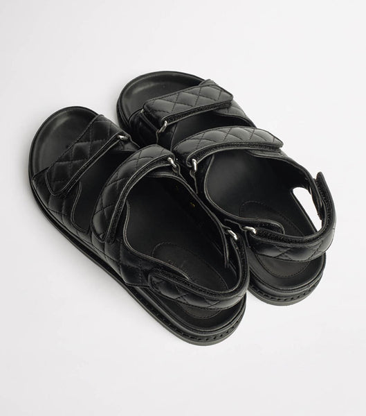 Tony Bianco Hiranni Black Sheep Nappa 3.5cm Sandalen Schwarz | CHXMI89995