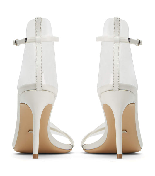 Tony Bianco Houston Milk Capretto 8.5cm Flache Schuhe Silber | MCHFT93886