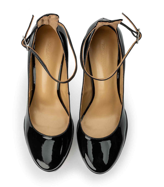 Tony Bianco Jaguar Black Lack 14cm Event-Heels Schwarz | GCHUC47757