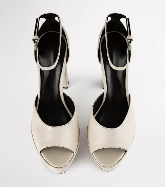 Tony Bianco Jayze Vanilla Nappa 14cm Event-Heels Hellgelb | CHJKU54231