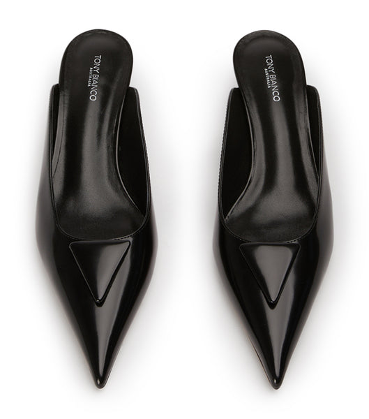 Tony Bianco Kira Black Hi Shine 4.5cm Event-Heels Schwarz | ACHDF96189