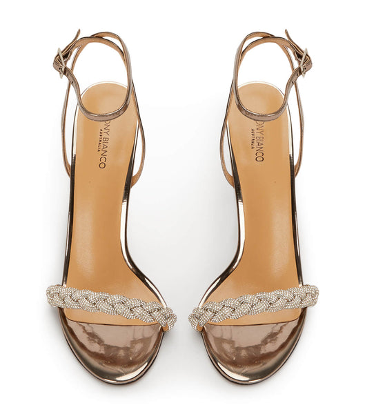 Tony Bianco Kosta Gunmetal Shine 11cm Stöckelschuhe Grau | CHDYB84641