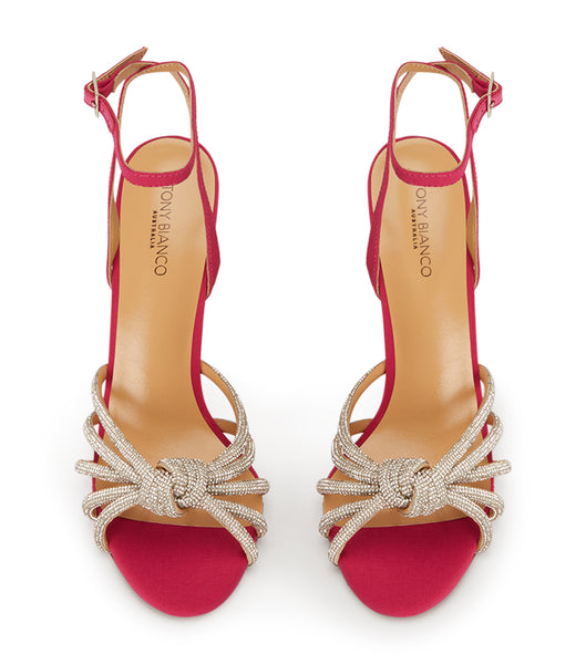Tony Bianco Kyla Persian Crepe 11cm Stöckelschuhe Rosa | CHZPD14566