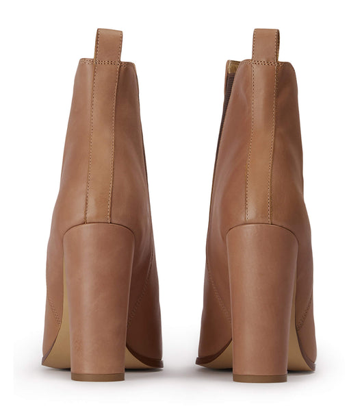Tony Bianco Leigh Caramel Diesel/Choc Wax 10.3cm Stiefeletten Braun | ZCHMJ20752