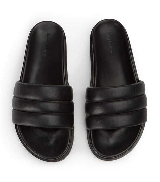 Tony Bianco Lucas Black Nappa 1.5cm Fußbetten Schwarz | SCHVO32617