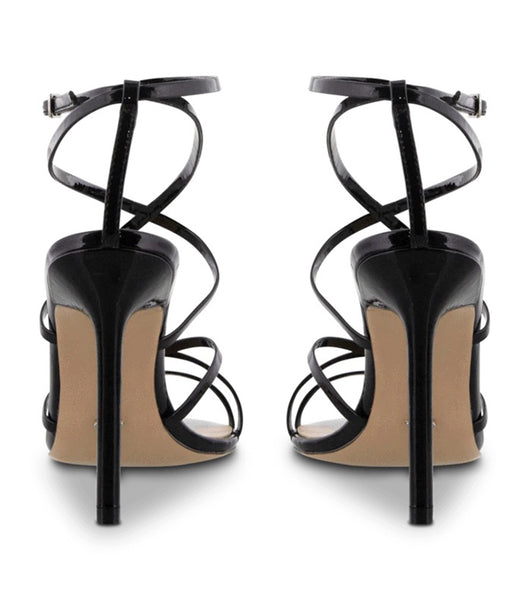 Tony Bianco Marcy Black Lack 10.5cm Event-Heels Schwarz | ACHWC83465