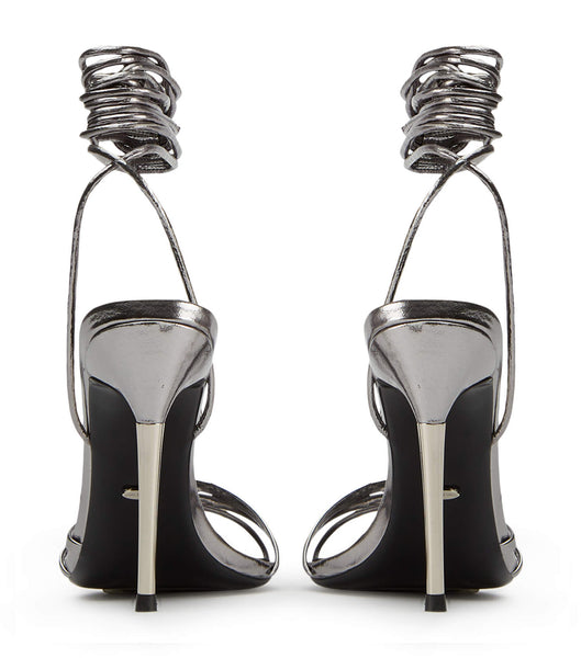 Tony Bianco Mavis Gunmetal Glimmer 10.5cm Brautabsätze Grau | CHCVG16609