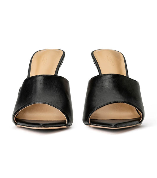 Tony Bianco Mylo Black Nappa 10.5cm Stöckelschuhe Schwarz | CHJKU10200