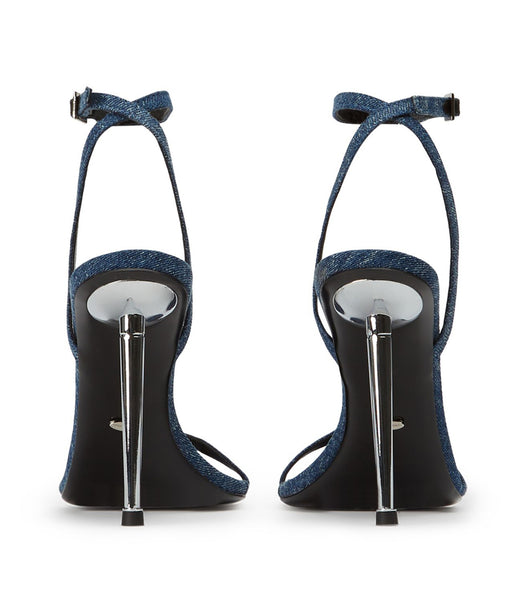 Tony Bianco Myra Blue Denim 10.5cm Bling Heels Blau | CHXBR50934