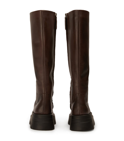 Tony Bianco Rage Choc Como 5.5cm Kniehohe Stiefel Schokolade | BCHSD86125