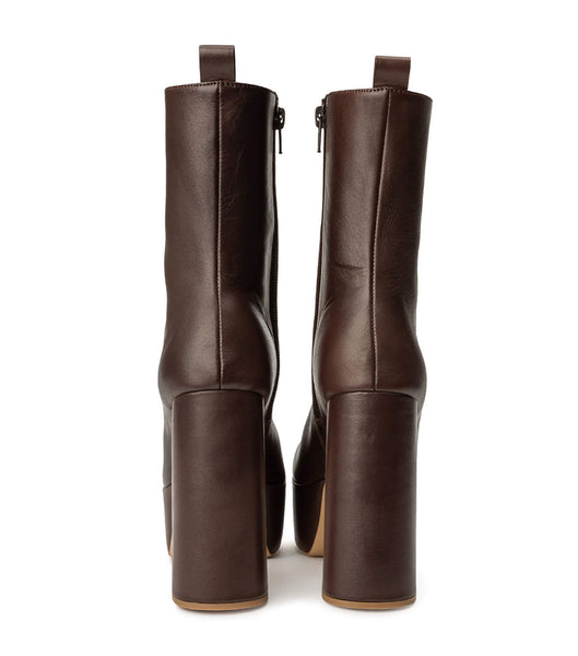 Tony Bianco Tyra Choc Como 12cm Plateau Stiefel Schokolade | PCHER91991