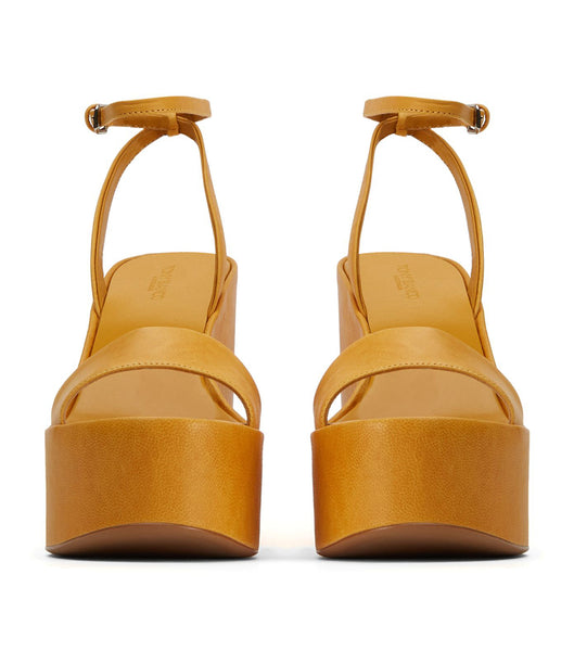 Tony Bianco Vesna Cantelope Antiq 13cm Plateauschuhe Gelb | YCHVQ59182