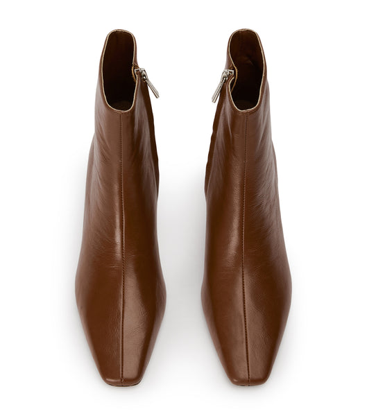 Tony Bianco Vicci Rust Venice 5cm Stiefeletten Rot | CHXMI52948