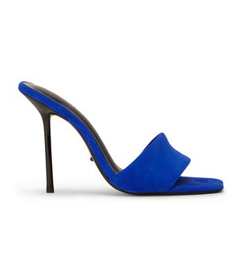 Tony Bianco Natalie Azure Wildleder 10.5cm Stöckelschuhe Azurblau | MCHHR25477